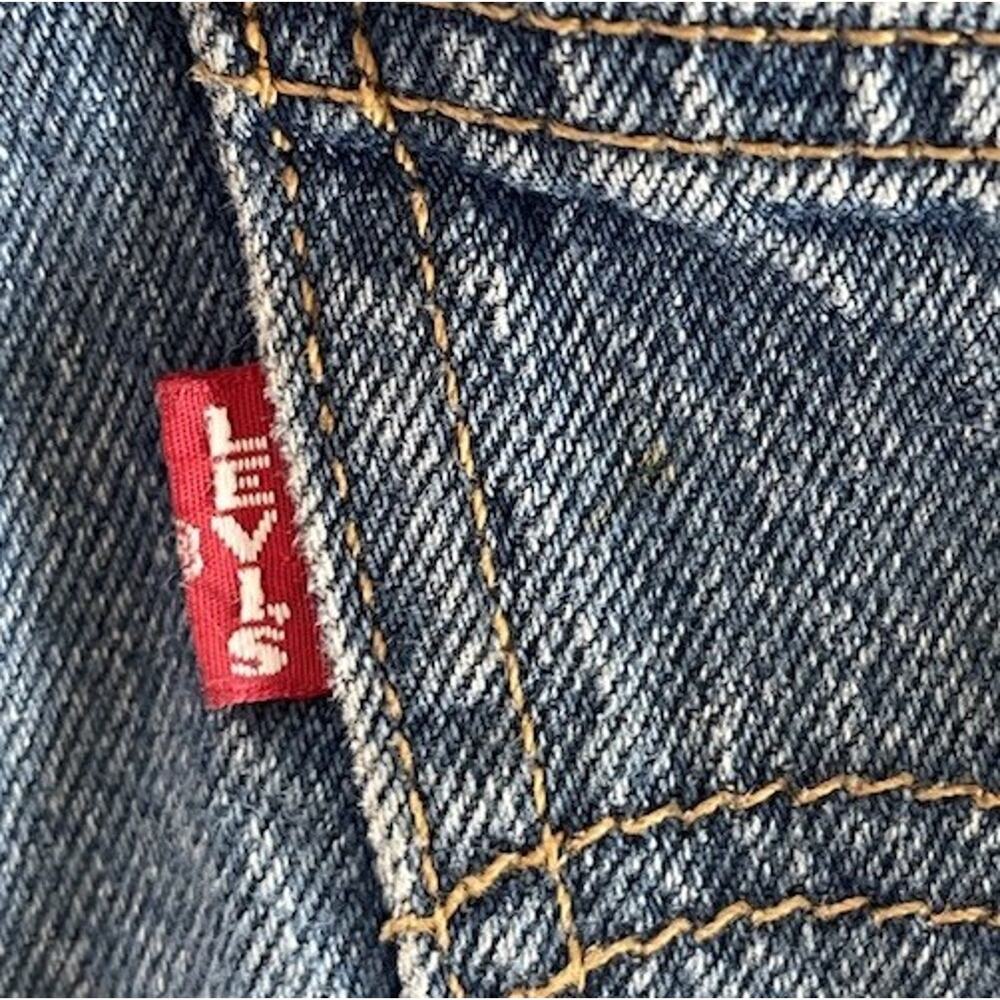 Levi's Premium Women's Bib Overalls Waterless Big E Medium Wash Size S - Picture 9 of 14
